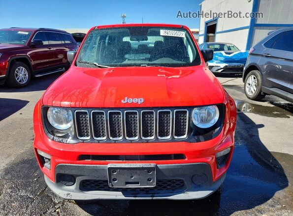 ZACNJAAB6LPL13719 2020 JEEP RENEGADE Red Вид спереду