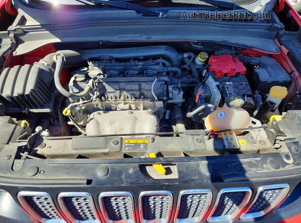 ZACNJAAB6LPL13719 2020 JEEP RENEGADE Red Вид задньої частини салону