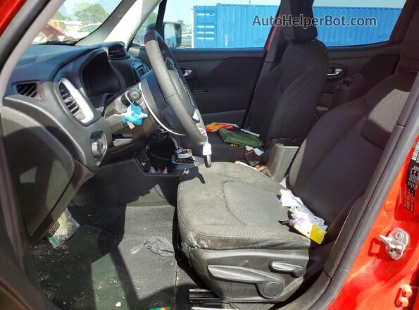 ZACNJAAB8LPM03910 2020 JEEP RENEGADE Red წინა სალონის ხედი