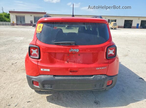 ZACNJAAB8LPM03910 2020 JEEP RENEGADE Red უკანა ხედი