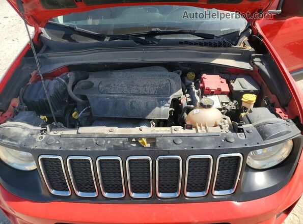 ZACNJAAB8LPM03910 2020 JEEP RENEGADE Red ძრავის განყოფილების ხედი