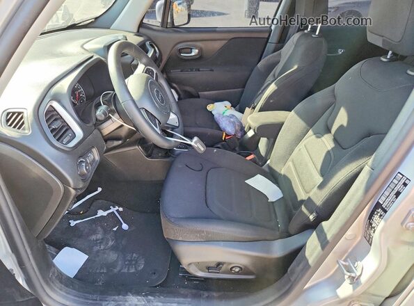 ZACNJAB14KPK37678 2019 JEEP RENEGADE Silver Front interior view