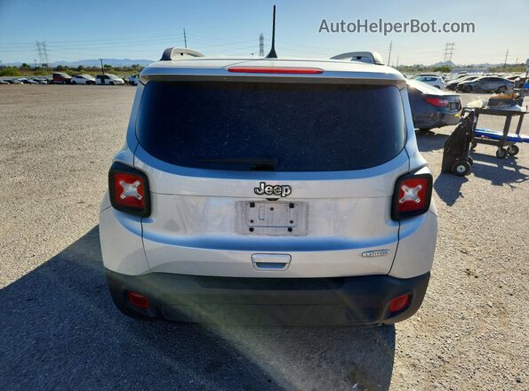 ZACNJAB14KPK37678 2019 JEEP RENEGADE Silver Rear view