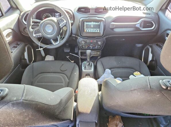 ZACNJAB14KPK37678 2019 JEEP RENEGADE Silver Dashboard view