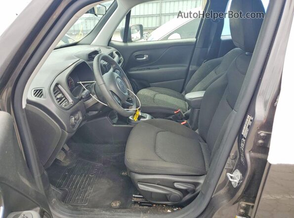 ZACNJAB14LPL03518 2020 JEEP RENEGADE Gray Vista interior delantera