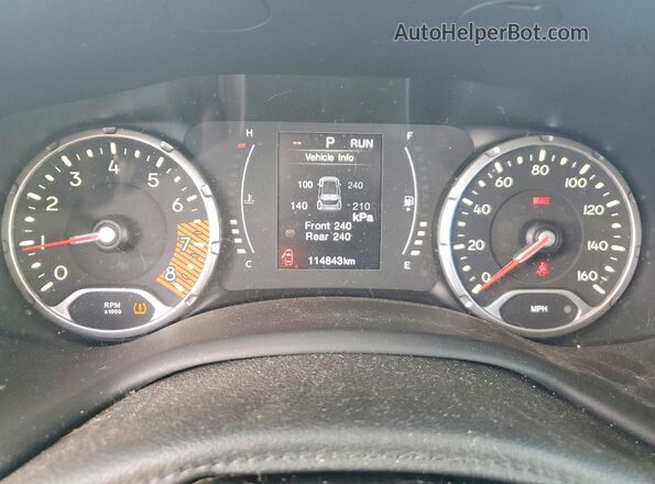 ZACNJAB14LPL03518 2020 JEEP RENEGADE Gray Vista del cuadro de instrumentos