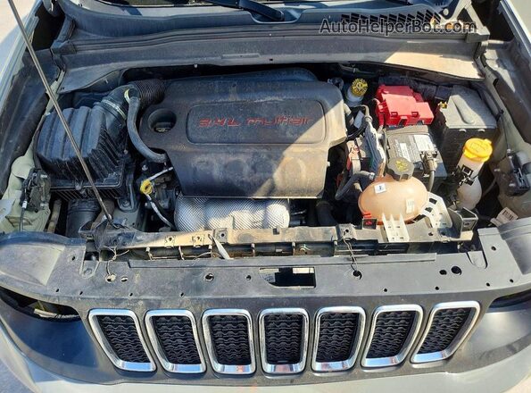 ZACNJABB0KPK38674 2019 JEEP RENEGADE Gray უკანა სალონის ხედი