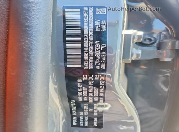 ZACNJABB0KPK38674 2019 JEEP RENEGADE Gray VIN კოდის სტიკერის ხედი