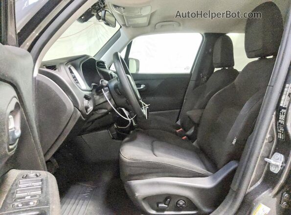 ZACNJABB1KPJ77528 2019 JEEP RENEGADE Gray წინა სალონის ხედი