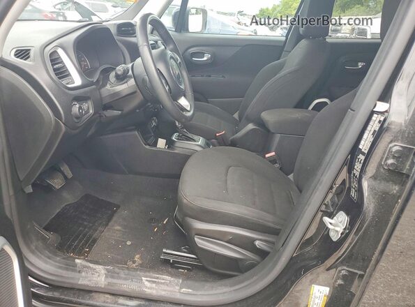 ZACNJABB1KPK04789 2019 JEEP RENEGADE Черный Вид салона спереди