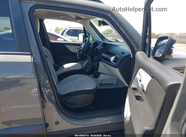 ZACNJABB1LPM01057 2020 JEEP RENEGADE Gray წინა სალონის ხედი