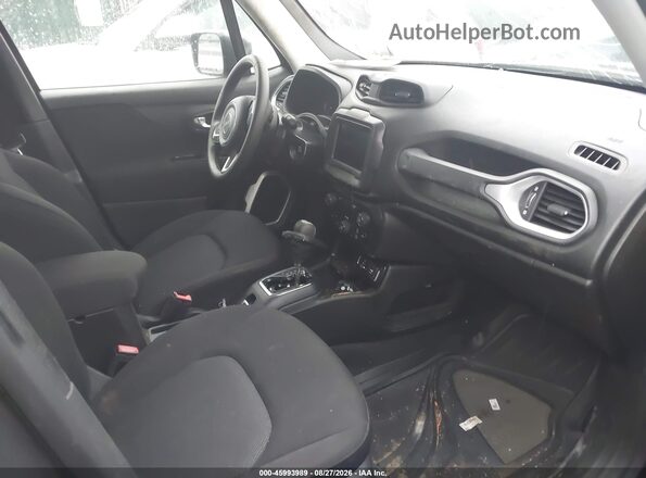 ZACNJABB2KPJ83581 2019 JEEP RENEGADE Black Widok wnętrza z przodu