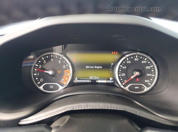 ZACNJABB2KPK00427 2019 JEEP RENEGADE Gray Vista del cuadro de instrumentos