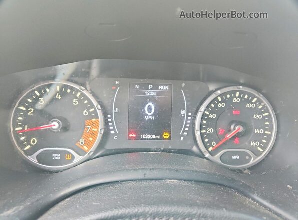 ZACNJABB2LPL41788 2020 JEEP RENEGADE White Widok zestawu wskaźników