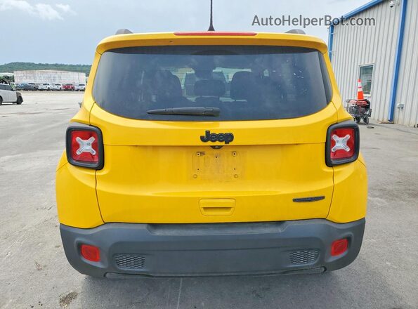 ZACNJABB3KPJ74680 2019 JEEP RENEGADE Yellow Հետևի տեսք