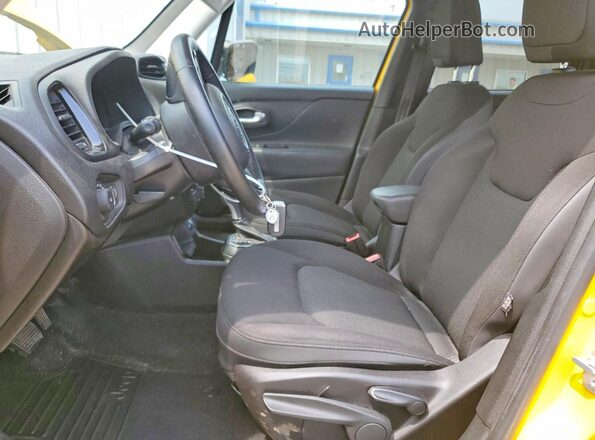 ZACNJABB3KPJ74680 2019 JEEP RENEGADE Yellow Սալոնի դիմացի տեսք