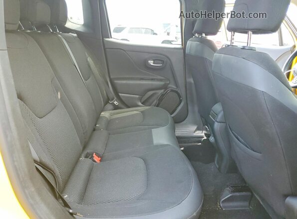 ZACNJABB3KPJ74680 2019 JEEP RENEGADE Yellow Սալոնի հետևի տեսք