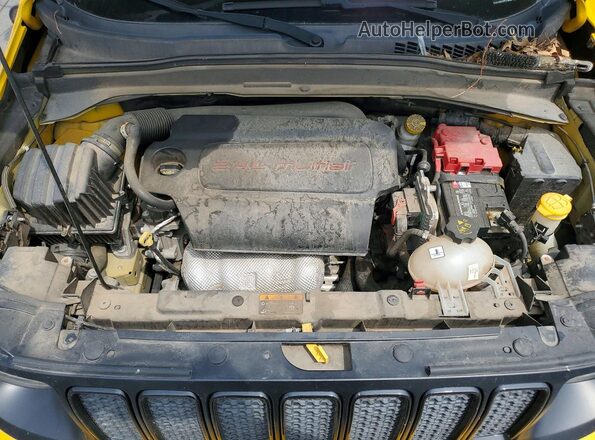 ZACNJABB3KPJ74680 2019 JEEP RENEGADE Yellow Շարժիչի բաժամունքի տեսք