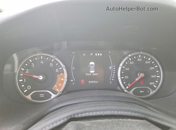 ZACNJABB3KPJ74680 2019 JEEP RENEGADE Yellow Սարքավորումների վահանակի տեսք