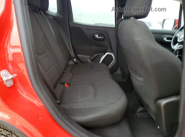 ZACNJABB4KPJ76728 2019 JEEP RENEGADE Red Widok tylnych siedzeń