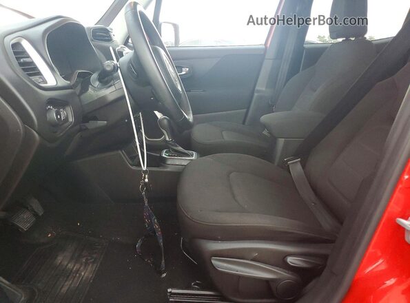 ZACNJABB4KPJ76728 2019 JEEP RENEGADE Red Widok wnętrza z przodu