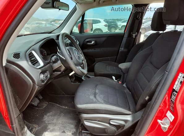 ZACNJABB4KPK70740 2019 JEEP RENEGADE Красный Вид салона спереди