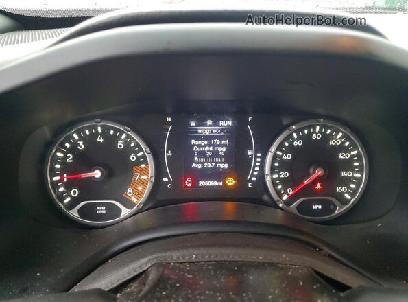 ZACNJABB4LPM04504 2020 JEEP RENEGADE White Вид щитка приладів