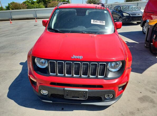 ZACNJABB5KPK79513 2019 JEEP RENEGADE Red Vista frontal