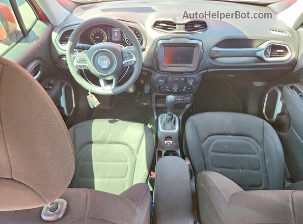 ZACNJABB5KPK79513 2019 JEEP RENEGADE Red Vista del salpicadero