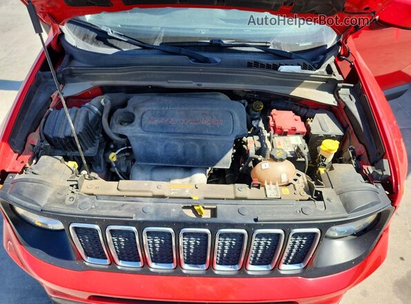 ZACNJABB5KPK79513 2019 JEEP RENEGADE Red Vista del compartimento del motor