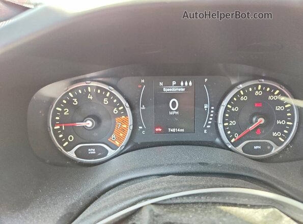 ZACNJABB5KPK79513 2019 JEEP RENEGADE Red Vista del cuadro de instrumentos