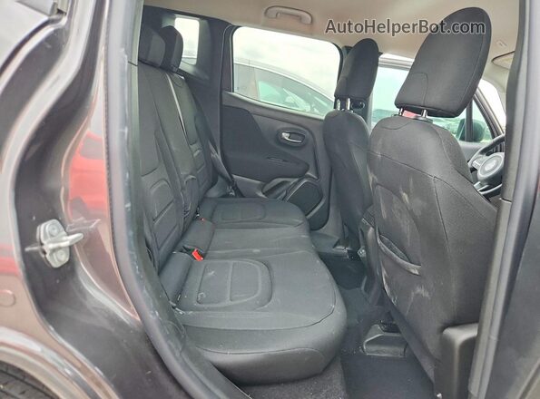 ZACNJABB5LPL09207 2020 JEEP RENEGADE Gray უკანა სავარძლების ხედი