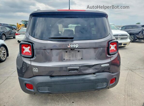 ZACNJABB5LPL09207 2020 JEEP RENEGADE Gray უკანა ხედი