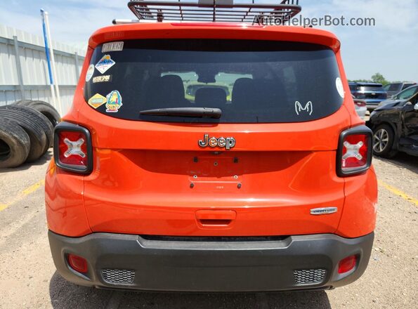 ZACNJABB5LPL22734 2020 JEEP RENEGADE Оранжевый Вид сзади