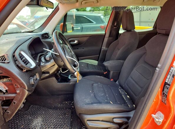 ZACNJABB5LPL22734 2020 JEEP RENEGADE Оранжевый Вид салона спереди