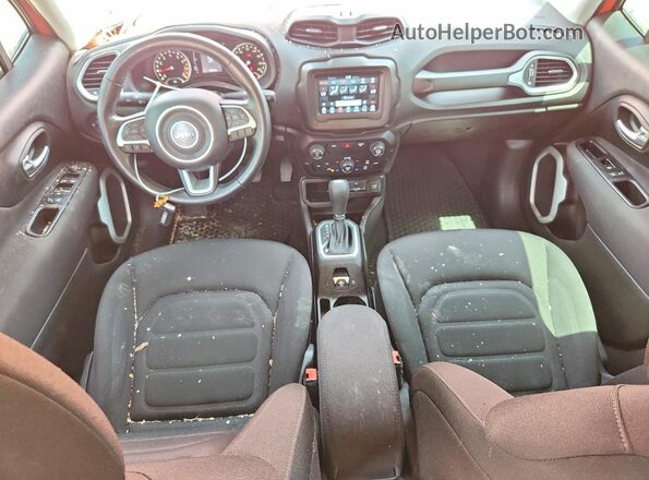ZACNJABB5LPL22734 2020 JEEP RENEGADE Оранжевый Вид панели приборов