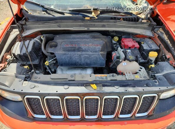 ZACNJABB5LPL22734 2020 JEEP RENEGADE Оранжевый Вид задней части салона