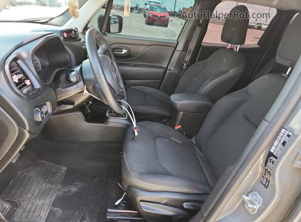 ZACNJABB5LPL92900 2020 JEEP RENEGADE Gray Vista interior delantera