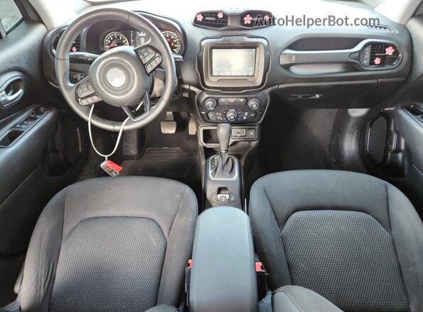 ZACNJABB5LPL92900 2020 JEEP RENEGADE Gray Vista del salpicadero