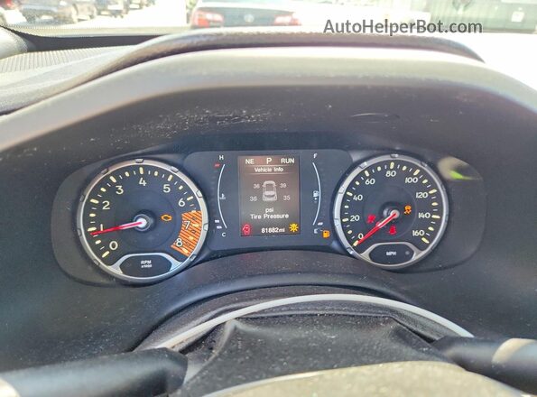 ZACNJABB6KPK84364 2019 JEEP RENEGADE Черный Вид щитка приборов