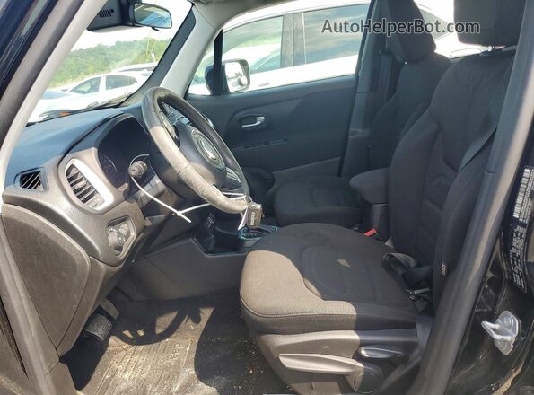 ZACNJABB6KPK84364 2019 JEEP RENEGADE Черный Вид салона спереди