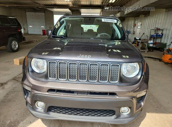 ZACNJABB6KPK87054 2019 JEEP RENEGADE Gray Դիմացի տեսք
