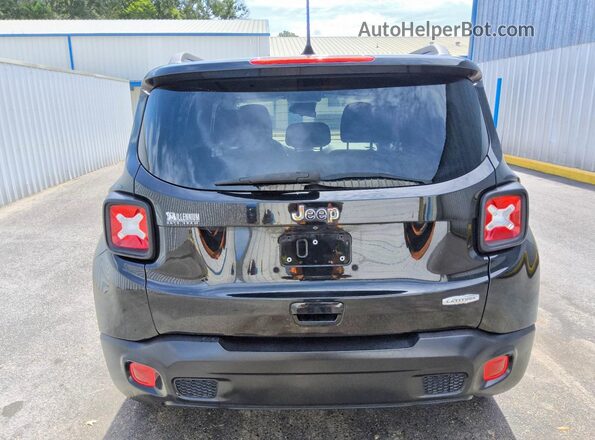 ZACNJABB6LPK93812 2020 JEEP RENEGADE Black Widok z tyłu