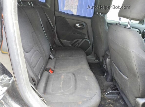 ZACNJABB6LPK93812 2020 JEEP RENEGADE Black Widok wnętrza z tyłu