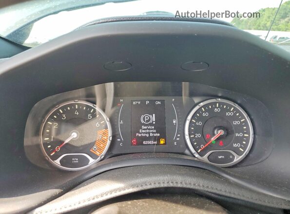 ZACNJABB6LPL29837 2020 JEEP RENEGADE Black Vista del cuadro de instrumentos