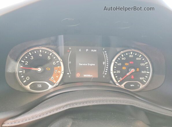 ZACNJABB6LPL72011 2020 JEEP RENEGADE Белый Вид щитка приборов