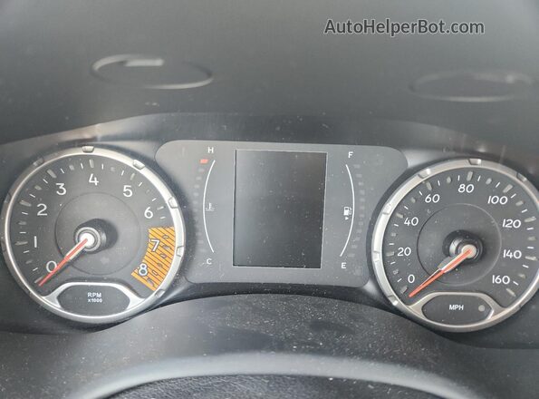 ZACNJABB7LPL30284 2020 JEEP RENEGADE Black Instrument cluster view
