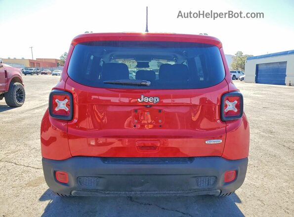 ZACNJABB7LPL82790 2020 JEEP RENEGADE Красный Вид сзади