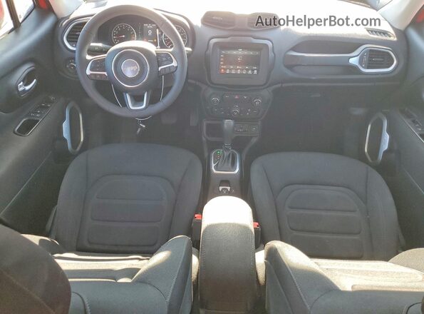 ZACNJABB7LPL82790 2020 JEEP RENEGADE Красный Вид панели приборов