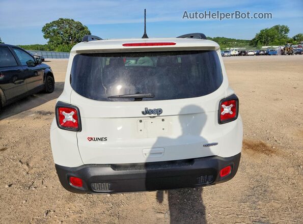 ZACNJABB8KPK02909 2019 JEEP RENEGADE White Вид ззаду